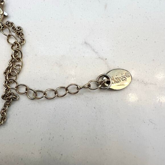 Claire’s Rose Charm Necklace Flower Faux Pearl Romantic Jewelry Cottagecore - Picture 7 of 10